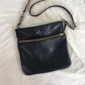 Adjustable Kate Spade Crossbody French Stripe Blac